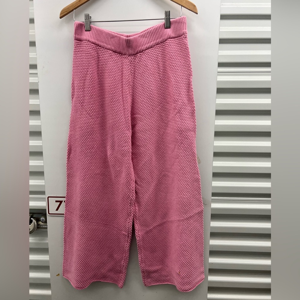 MOD REF women’s Pink Knit Wide-Leg Bottoms size L